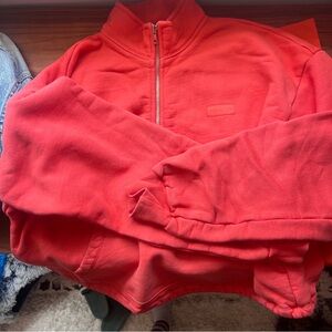 SET Active Vibrant Coral Zip-Up Jacket